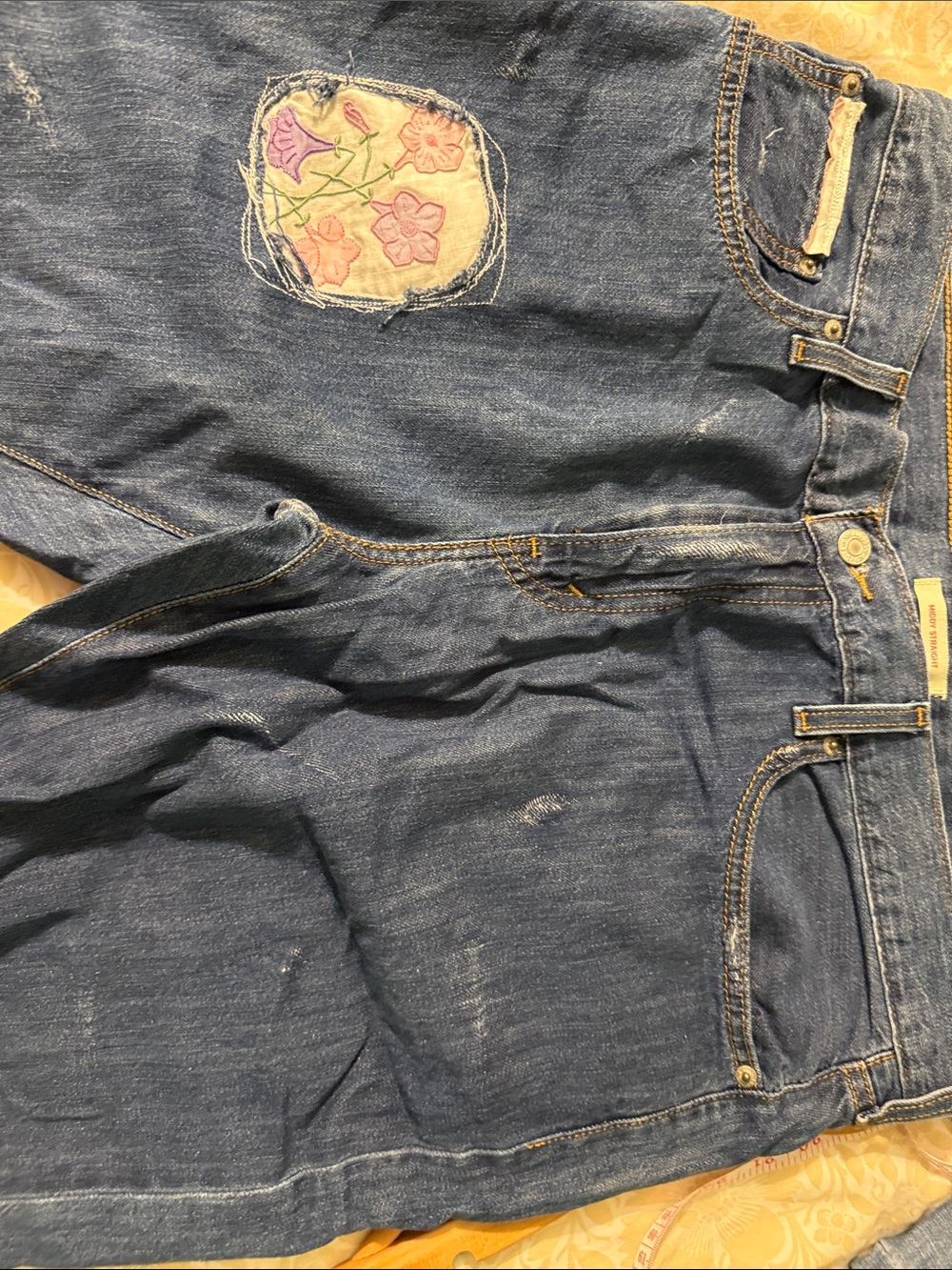 Boho Custom
Made Levi Jean shorts.